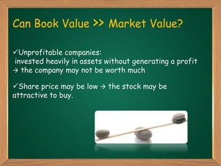 The relationship bt book value & market value | PDF