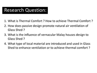 The relationship of ventilation and thermal comfort | PPTX