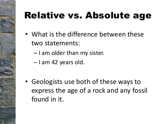 how do scientists use relative dating