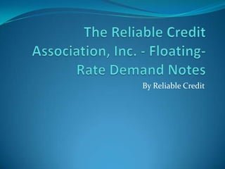 By Reliable Credit
 