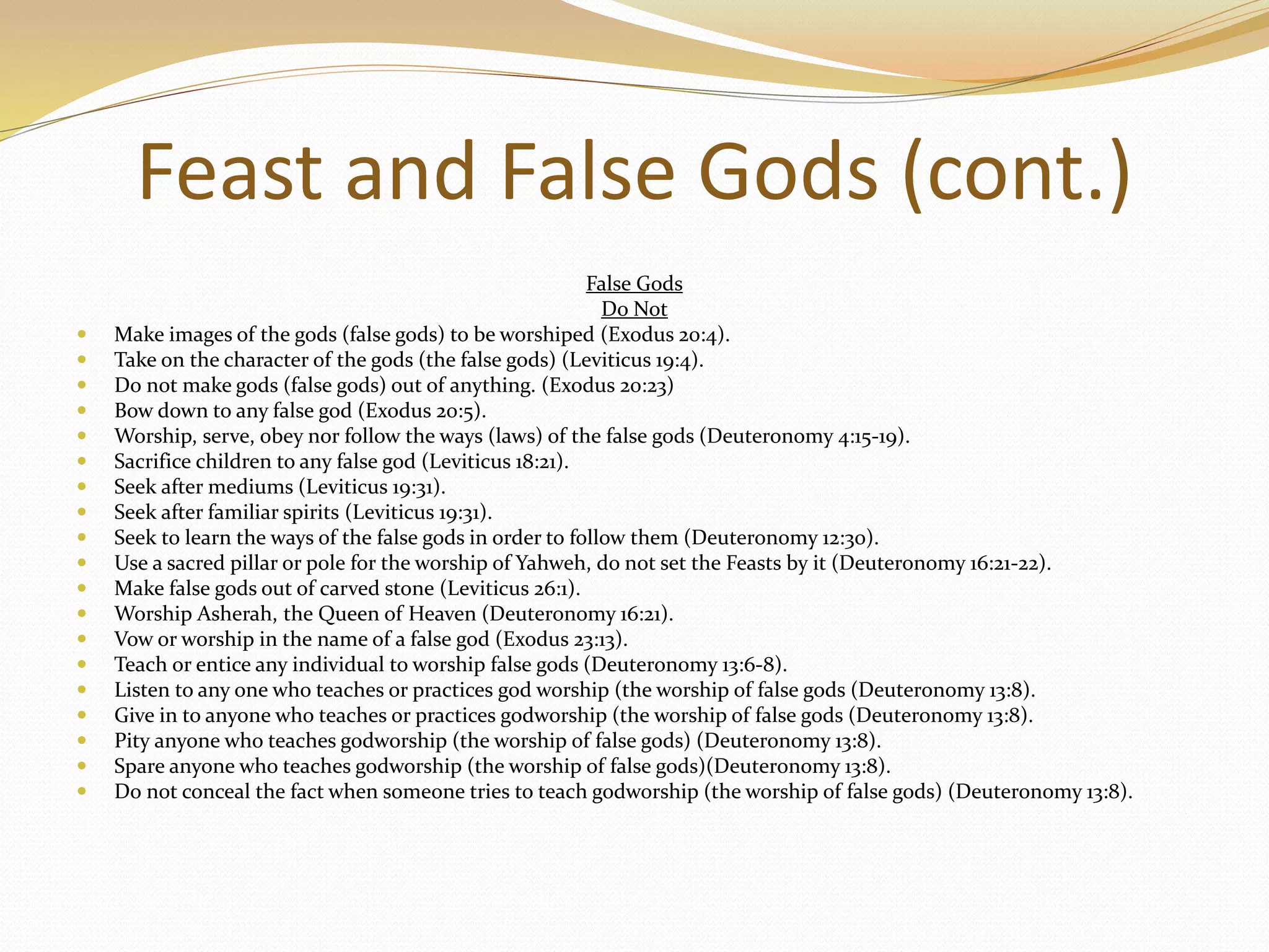 The Religious observances in the Old Testament | PPTX | Christianity ...