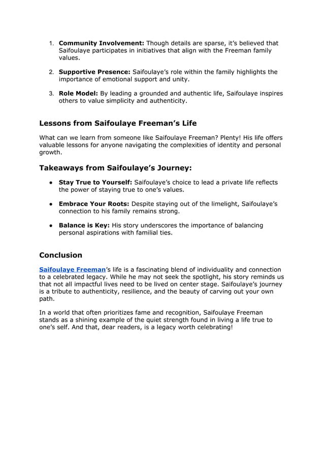 The Remarkable Journey of Saifoulaye Freeman.docx
