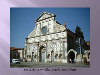 Santa Maria Novella, Leon Battista Alberti