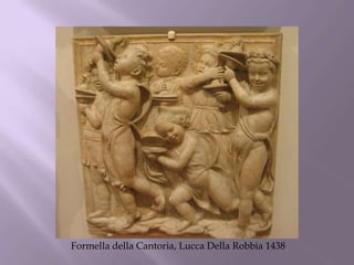 FormelladellaCantoria, Lucca Della Robbia 1438