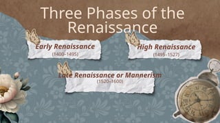 The Renaissance Art Period - Group 3. PPTX | PPTX