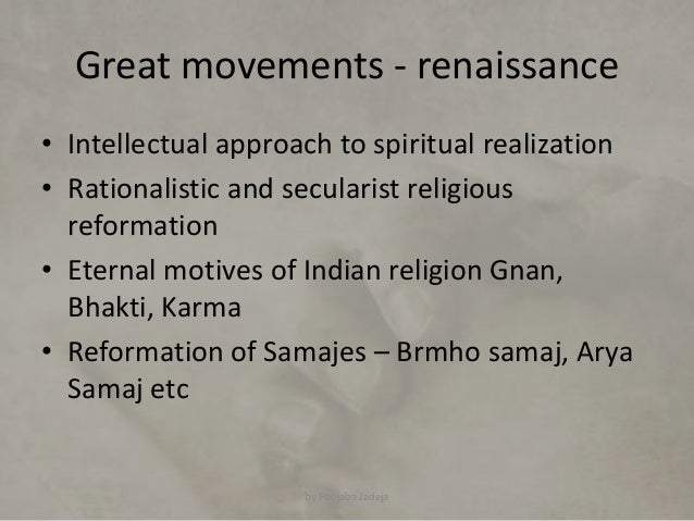 The Renaissance In India