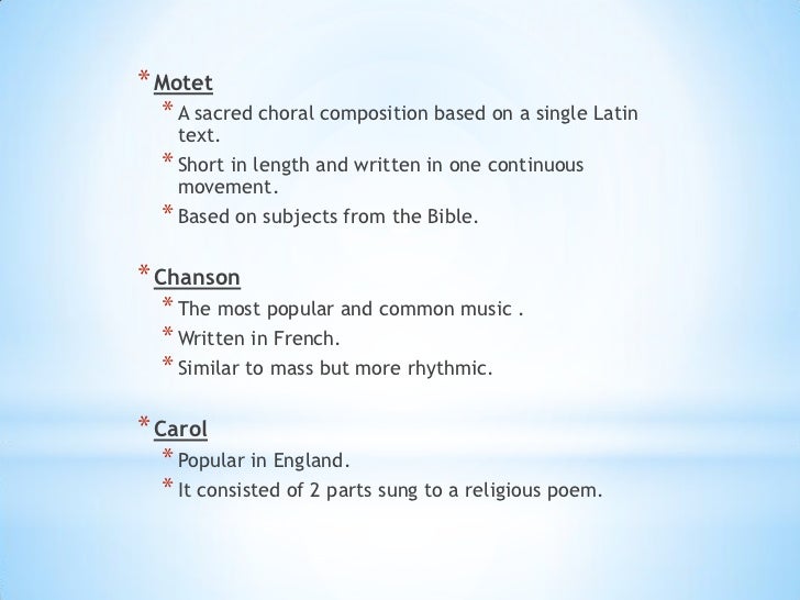 the renaissance period_presentation motet form