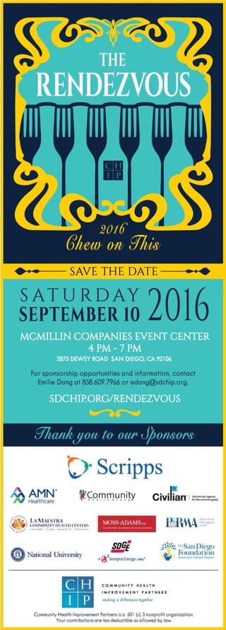 THE RENDEZVOUS 2016 - SAVE THE DATE!!