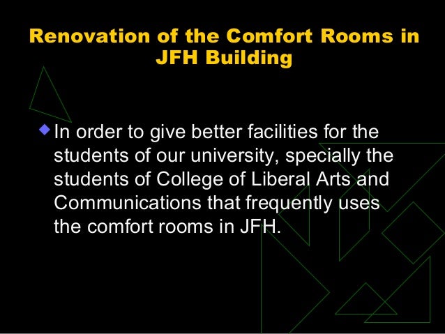 The Renovation Of The Comfort Rooms In Jfh