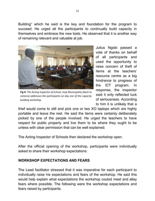 CAPACITY BUILDING WORKSHOP FOR TEACHERS IN 21ST CENTURY PRACTICES ...
