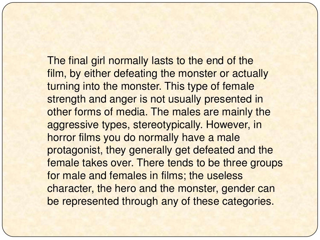 gender in films essay