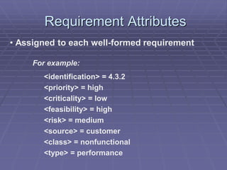 Requirements Atributes The Requirements Process Workshop Presentation | PDF