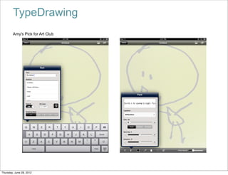 TypeDrawing
        Amy's Pick for Art Club




Thursday, June 28, 2012
 