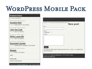 WordPress Mobile Pack
 