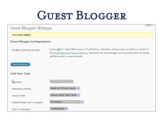 Guest Blogger
 