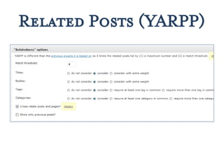 Related Posts (YARPP)
 