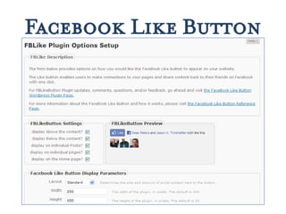 Facebook Like Button
 