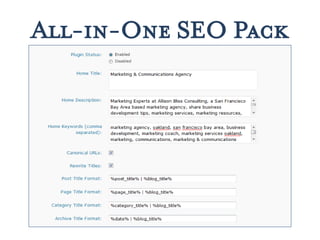 All-in-One SEO Pack
 