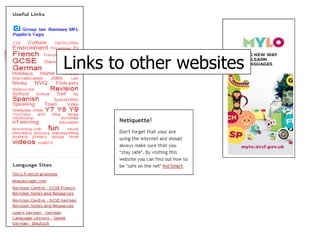 Links to other websites 