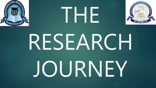 THE
RESEARCH
JOURNEY
 