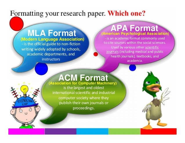 Computer science research paper citation format