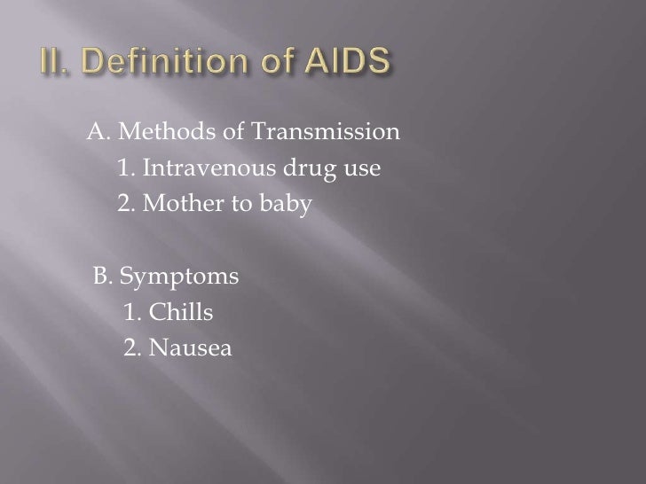 Aids and hiv research paper