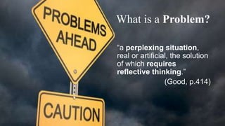 The research problem (a simplified approach) | PPTX