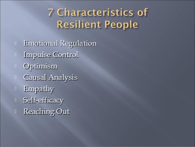 Rwtc The Resilience Factor