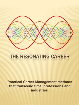 THE RESONATING CAREER



Practical Career Management methods
 that transcend time, professions and
              industries.
 