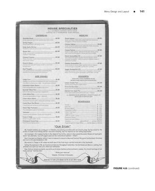 Menu Design and Layout   ■        141




        FIGURE 4.8: (continued)
 