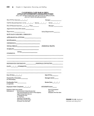 The restaurant  from concept to operation 6th - walker