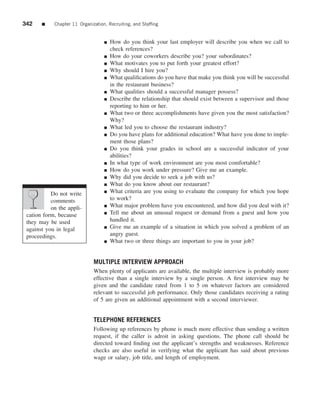 The restaurant  from concept to operation 6th - walker