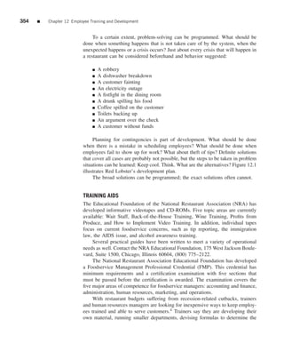 The restaurant  from concept to operation 6th - walker