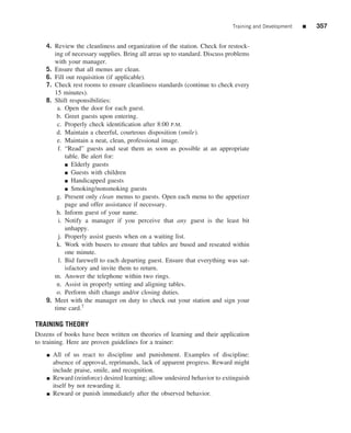 The restaurant  from concept to operation 6th - walker