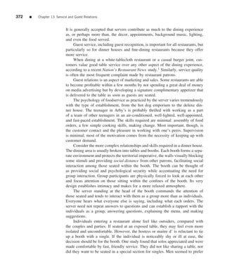 The restaurant  from concept to operation 6th - walker