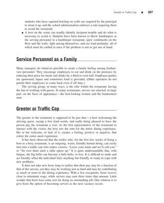 The restaurant  from concept to operation 6th - walker