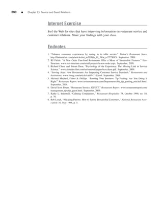 The restaurant  from concept to operation 6th - walker