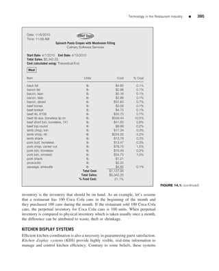 The restaurant  from concept to operation 6th - walker