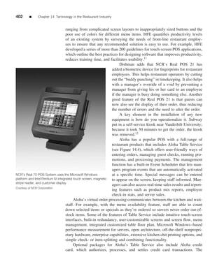 The restaurant  from concept to operation 6th - walker