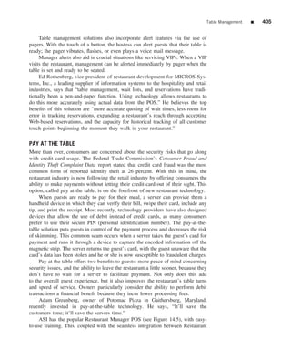 The restaurant  from concept to operation 6th - walker