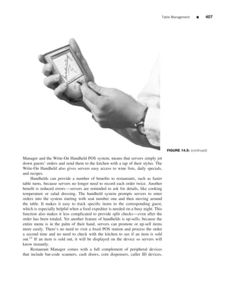 The restaurant  from concept to operation 6th - walker