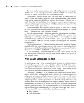 The restaurant  from concept to operation 6th - walker