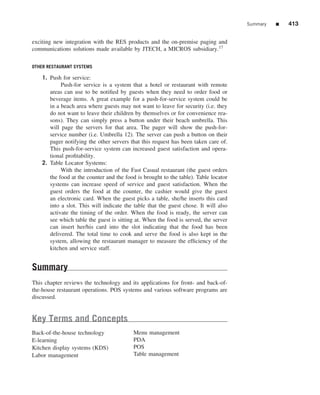 The restaurant  from concept to operation 6th - walker