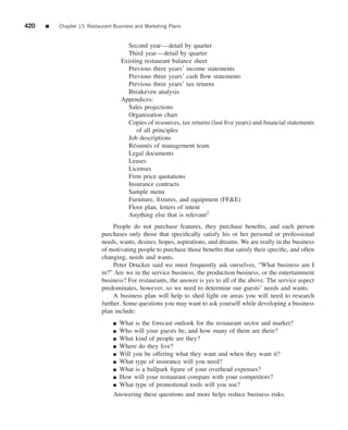 The restaurant  from concept to operation 6th - walker