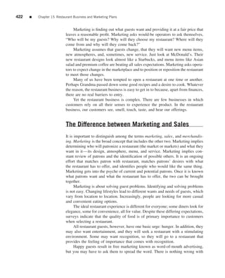 The restaurant  from concept to operation 6th - walker