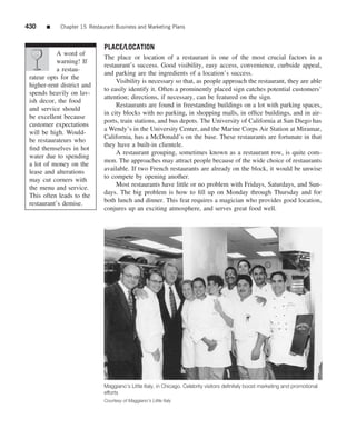 The restaurant  from concept to operation 6th - walker