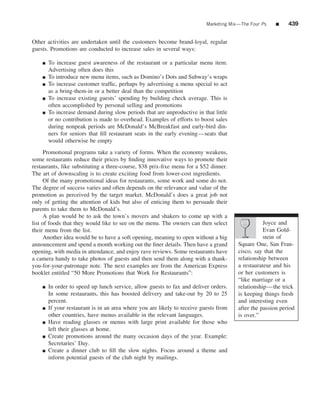 The restaurant  from concept to operation 6th - walker