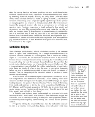 The restaurant  from concept to operation 6th - walker