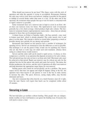 The restaurant  from concept to operation 6th - walker