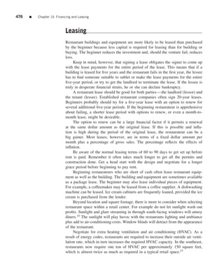 The restaurant  from concept to operation 6th - walker